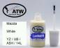 Preview: Mazda, White, YZ / UB / A5H / 14L: 20ml Lackstift, von ATW Autoteile West.